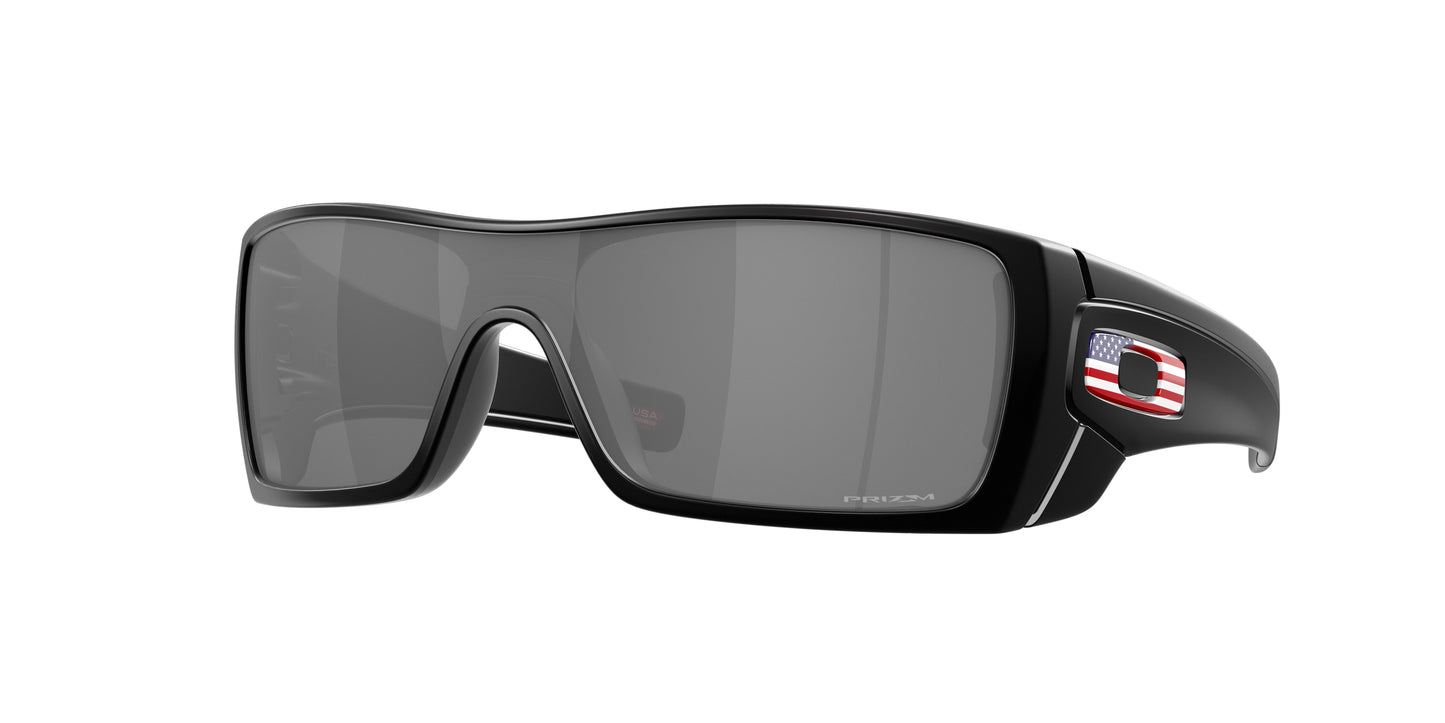 Oakley BATWOLF OO9101 Shield Sunglasses  910159-Matte Black 127-130-127 - Color Map Black