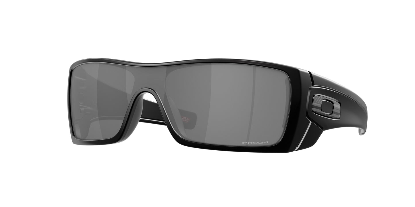 Oakley BATWOLF OO9101 Shield Sunglasses  910160-Matte Black 127-130-127 - Color Map Black
