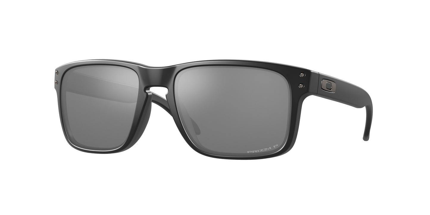 Oakley HOLBROOK OO9102 Square Sunglasses  9102D6-Matte Black 57-137-18 - Color Map Black