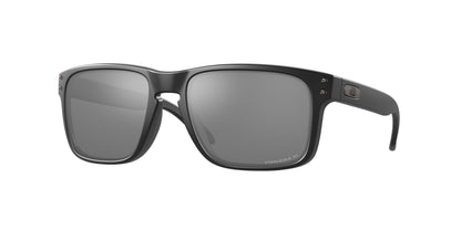 Oakley HOLBROOK OO9102 Square Sunglasses  9102D6-Matte Black 57-137-18 - Color Map Black