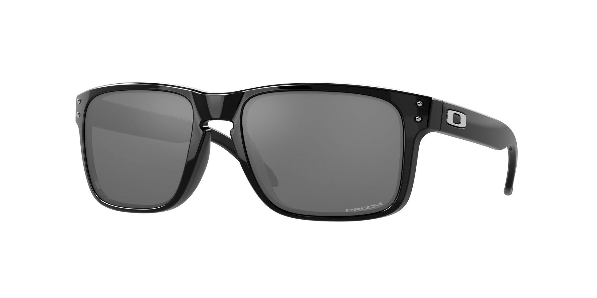 Oakley HOLBROOK OO9102 Square Sunglasses  9102E1-Polished Black 57-137-18 - Color Map Black