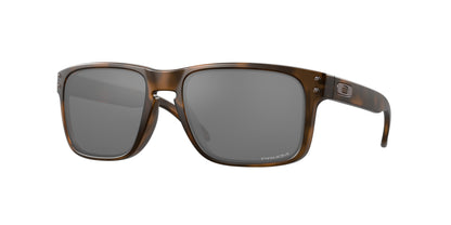 Oakley HOLBROOK OO9102 Square Sunglasses  9102F4-Matte Brown Tortoise 57-137-18 - Color Map Brown