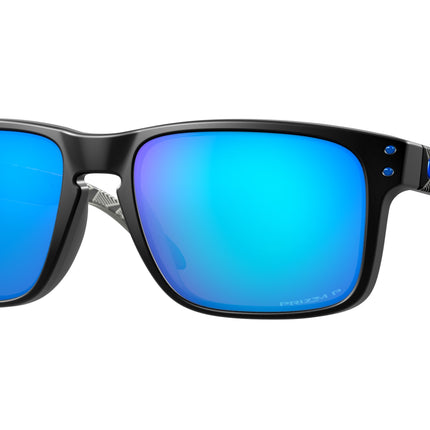 Oakley HOLBROOK OO9102 Square Sunglasses  9102H0-Matte Black Prizmatic 57-137-18 - Color Map Black