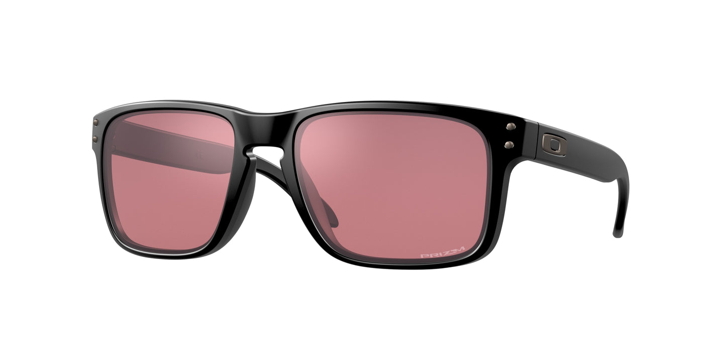 Oakley HOLBROOK OO9102 Square Sunglasses  9102K0-Matte Black 57-137-18 - Color Map Black