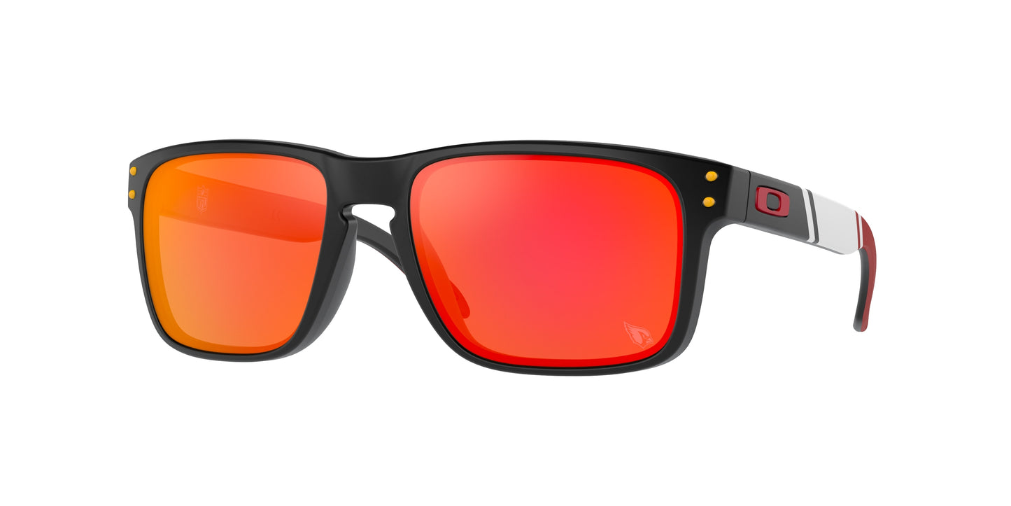 Oakley HOLBROOK OO9102 Square Sunglasses  9102Q2-Matte Black 57-137-18 - Color Map Black