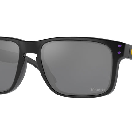 Oakley HOLBROOK OO9102 Square Sunglasses  9102S2-Matte Black 57-137-18 - Color Map Black