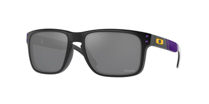 Oakley HOLBROOK OO9102 Square Sunglasses  9102S2-Matte Black 57-137-18 - Color Map Black