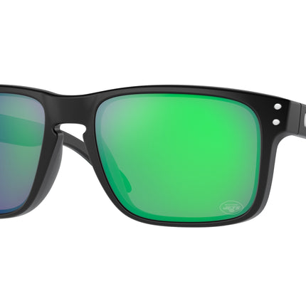 Oakley HOLBROOK OO9102 Square Sunglasses  9102S6-Matte Black 57-137-18 - Color Map Black