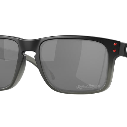 Oakley HOLBROOK OO9102 Square Sunglasses  9102Z0-Troy Lee Designs Black Fade 57-137-18 - Color Map Black