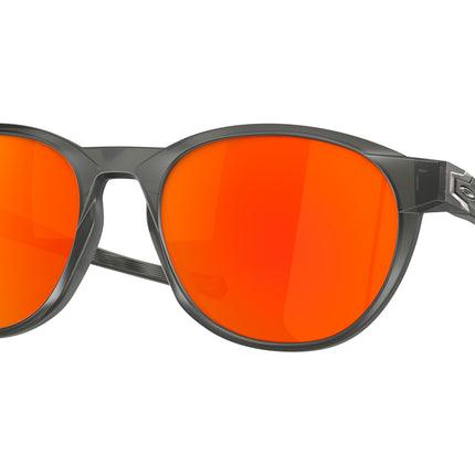 Oakley REEDMACE OO9126 Round Sunglasses  912604-Matte Grey Smoke 54-137-18 - Color Map Grey