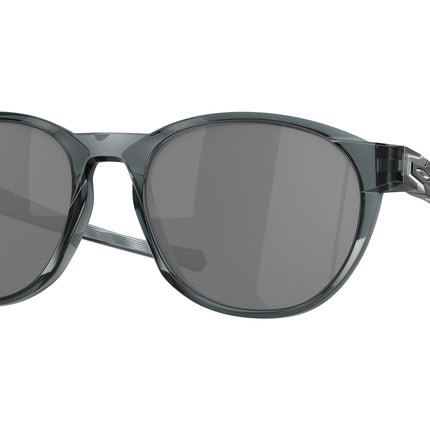 Oakley REEDMACE OO9126 Round Sunglasses  912606-Crystal Black 54-137-18 - Color Map Black