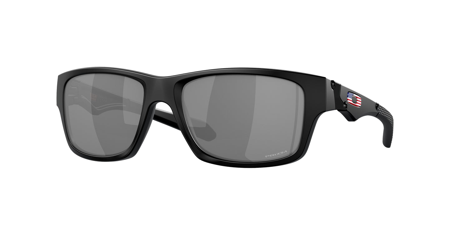 Oakley JUPITER SQUARED OO9135 Rectangle Sunglasses  913533-Matte Black 56-131-18 - Color Map Black