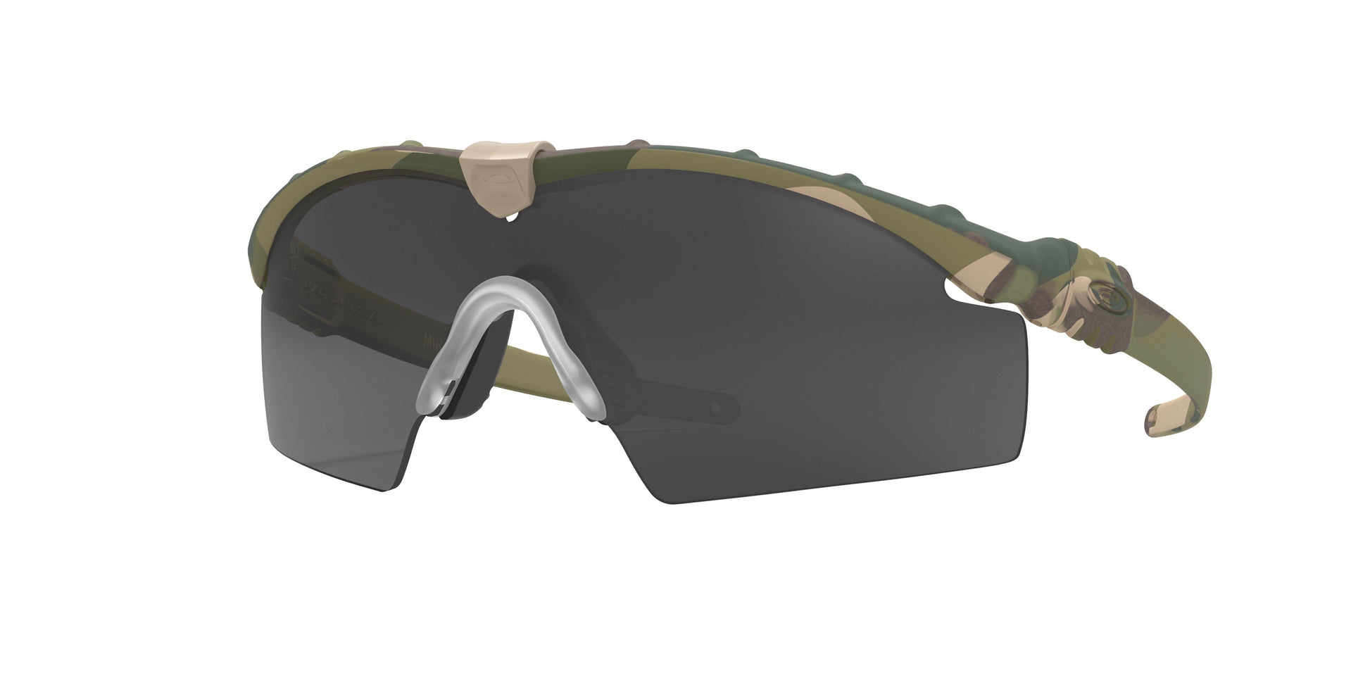 Oakley SI BALLISTIC M FRAME 3.0 OO9146 Shield Sunglasses  914602-Dark Bone 142-135-132 - Color Map Brown