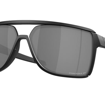 Oakley CASTEL OO9147 Rectangle Sunglasses  914702-Matte Black Ink 63-133-12 - Color Map Black