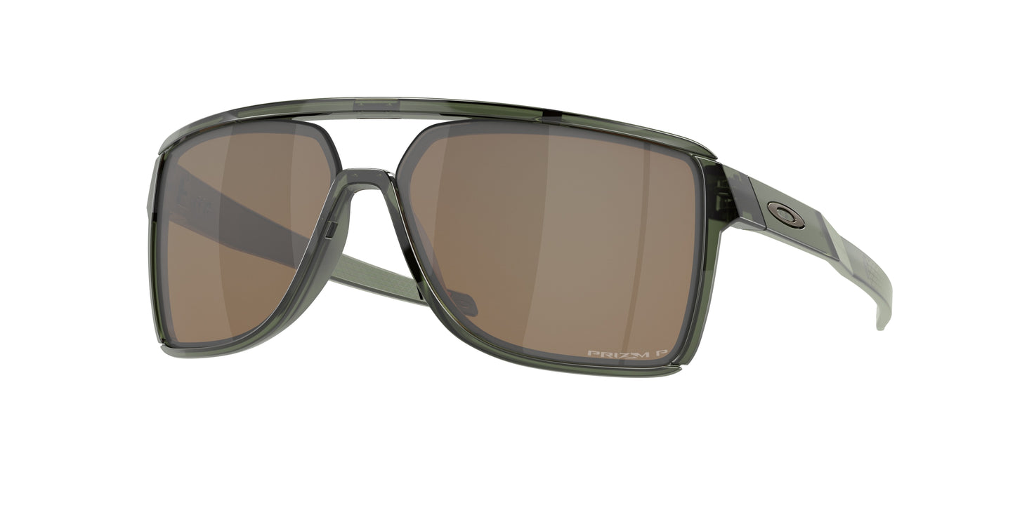 Oakley CASTEL OO9147 Rectangle Sunglasses  914704-Olive Ink 63-133-12 - Color Map Green