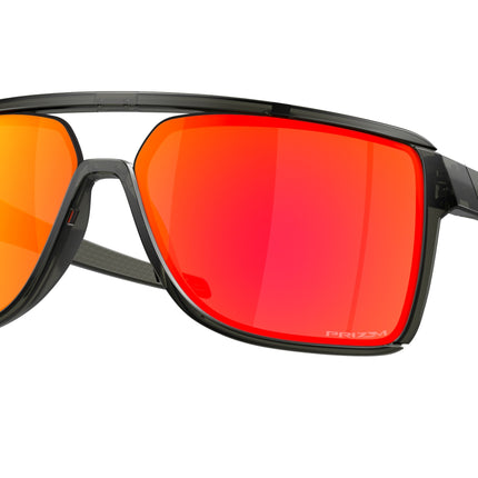 Oakley CASTEL OO9147 Rectangle Sunglasses  914705-Matte Grey Smoke 63-133-12 - Color Map Grey