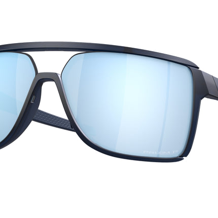 Oakley CASTEL OO9147 Rectangle Sunglasses  914706-Matte Translucent Blue 63-133-12 - Color Map Blue