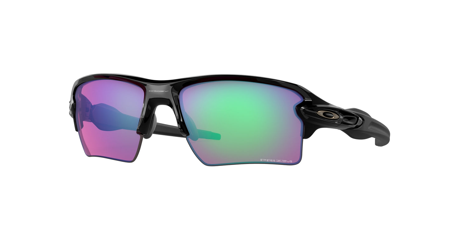 Oakley FLAK 2.0 XL OO9188 Rectangle Sunglasses  918805-Polished Black 59-133-12 - Color Map Black
