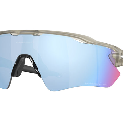 Oakley RADAR EV PATH OO9208 Shield Sunglasses  9208F6-Matte Grey Ink 38-128-138 - Color Map Grey
