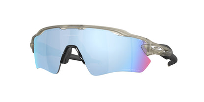 Oakley RADAR EV PATH OO9208 Shield Sunglasses  9208F6-Matte Grey Ink 38-128-138 - Color Map Grey