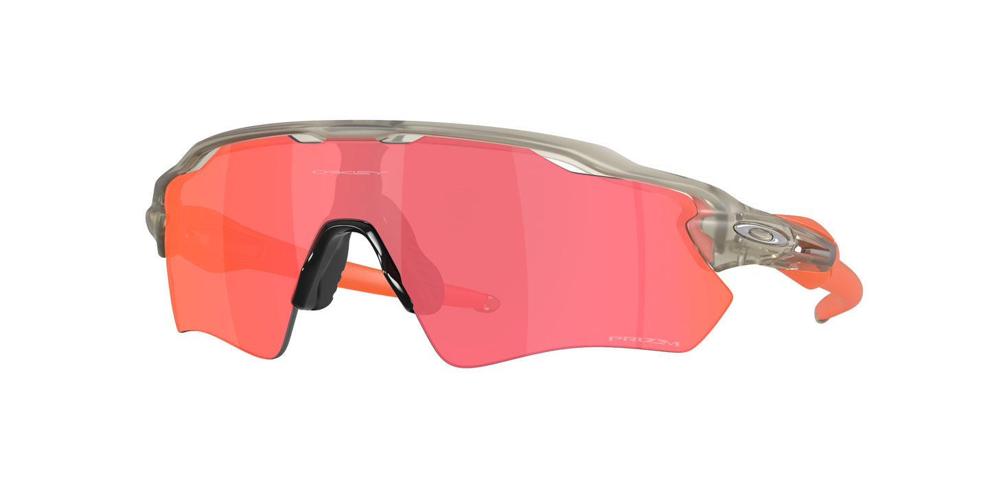 Oakley RADAR EV PATH OO9208 Shield Sunglasses  9208F8-Matte Grey Ink 38-128-138 - Color Map Grey