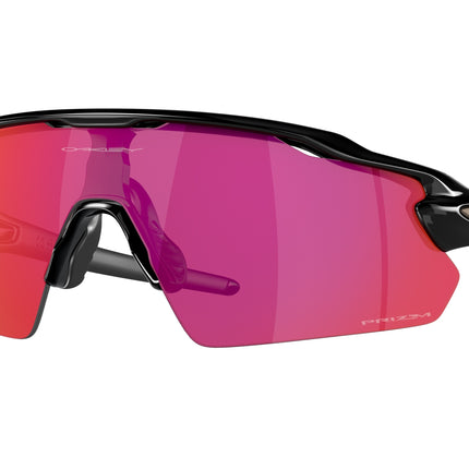 Oakley RADAR EV PITCH OO9211 Shield Sunglasses  921117-Polished Black 55-128-138 - Color Map Black