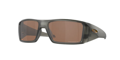 Oakley HELIOSTAT OO9231 Rectangle Sunglasses  923104-Matte Grey Smoke 61-129-16 - Color Map Grey
