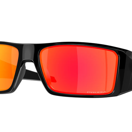 Oakley HELIOSTAT OO9231 Rectangle Sunglasses  923106-Polished Black 61-129-16 - Color Map Black