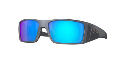 Oakley HELIOSTAT OO9231 Rectangle Sunglasses  923113-Blue Steel 61-129-16 - Color Map Grey