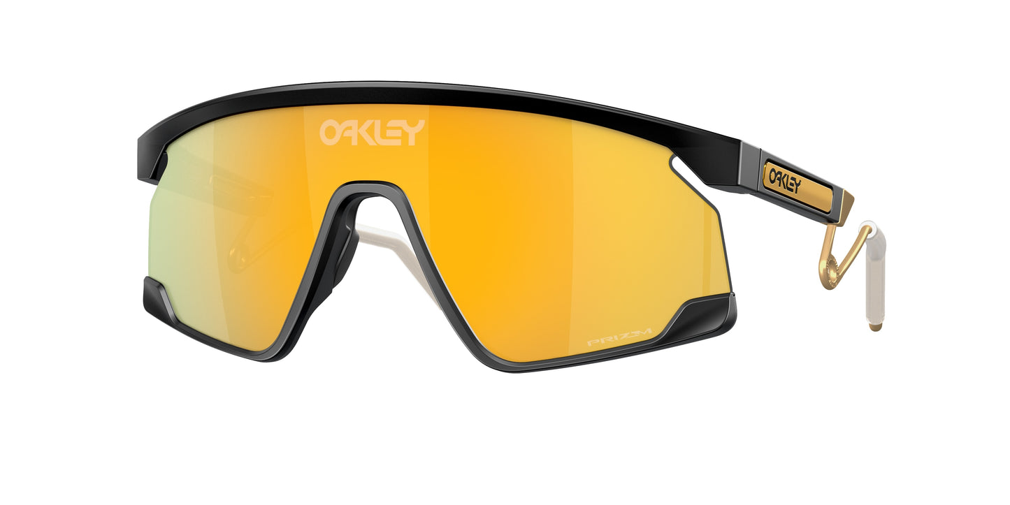 Oakley BXTR METAL OO9237 Shield Sunglasses  923701-Matte Black 39-133-139 - Color Map Black