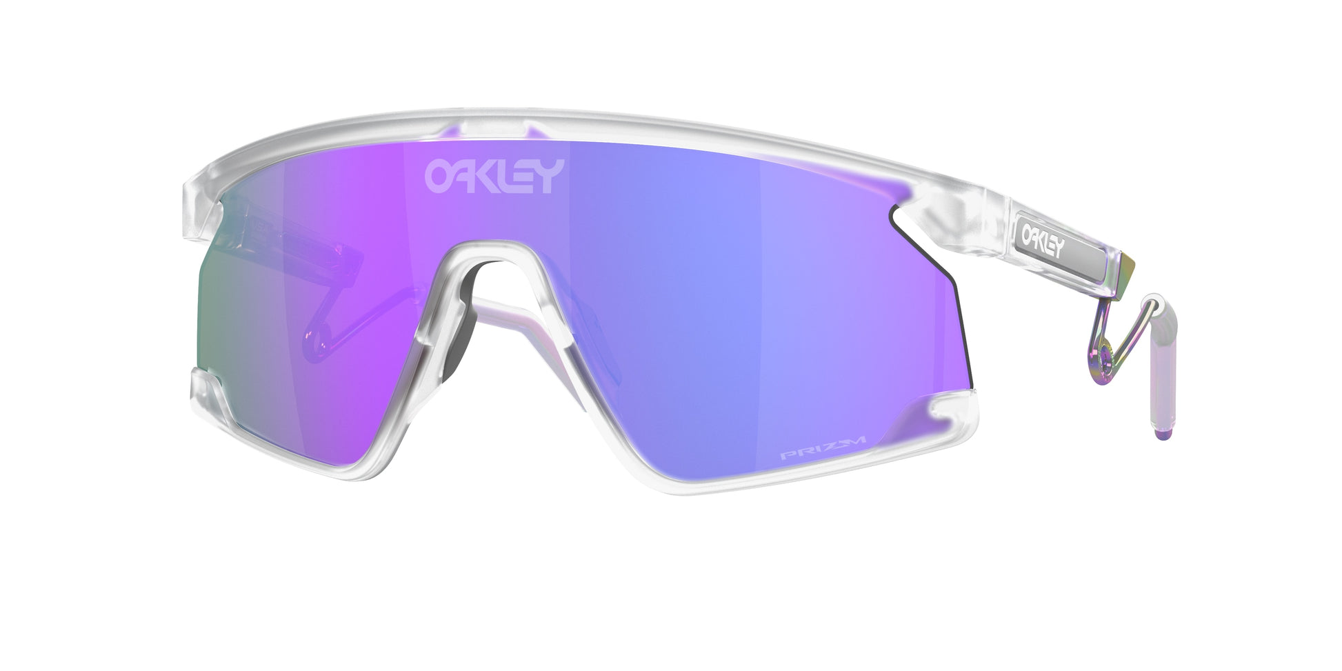 Oakley BXTR METAL OO9237 Shield Sunglasses  923702-Matte Clear 39-133-139 - Color Map Transparent