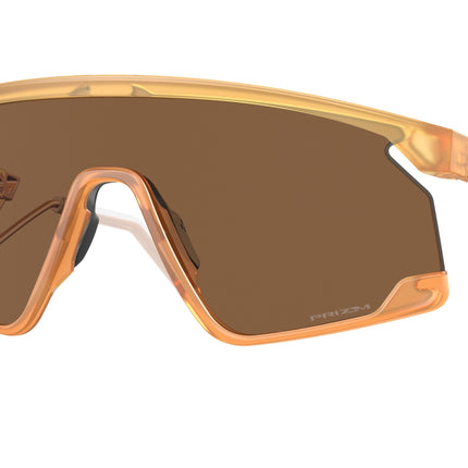 Oakley BXTR METAL OO9237 Shield Sunglasses  923706-Matte Transparent Light Curry 39-133-139 - Color Map Orange