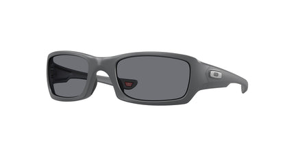 Oakley FIVES SQUARED OO9238 Rectangle Sunglasses  923838-Matte Carbon 54-133-20 - Color Map Grey