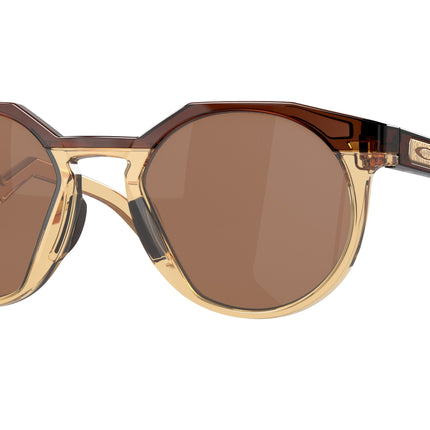 Oakley HSTN OO9242 Round Sunglasses  924207-Dark Amber/Light Curry 52-142-21 - Color Map Brown