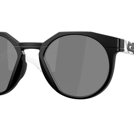 Oakley HSTN OO9242 Round Sunglasses  924212-Matte Black 52-142-21 - Color Map Black