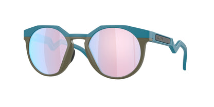Oakley HSTN OO9242 Round Sunglasses  924221-Matte Balsam 52-142-21 - Color Map Blue