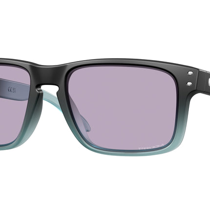 Oakley HOLBROOK (A) OO9244 Rectangle Sunglasses  924479-Matte Transparent Stonewash Black Fade 56-138-17 - Color Map Black