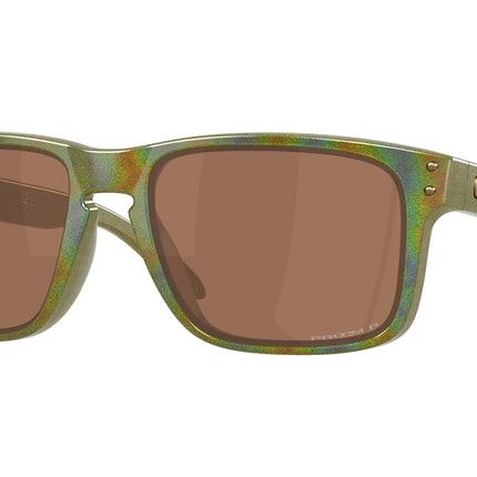 Oakley HOLBROOK (A) OO9244 Rectangle Sunglasses  924482-Fern Spacedust 56-138-17 - Color Map Green