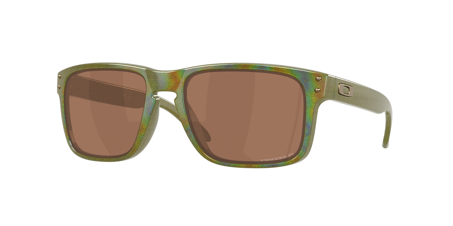 Oakley HOLBROOK (A) OO9244 Rectangle Sunglasses  924482-Fern Spacedust 56-138-17 - Color Map Green