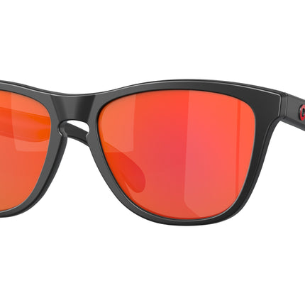 Oakley FROGSKINS (A) OO9245 Square Sunglasses  924563-Matte Black 55-138-17 - Color Map Black