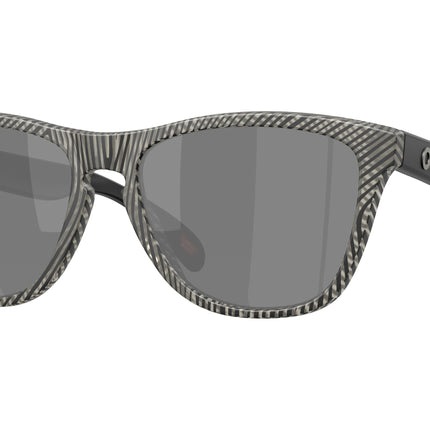 Oakley FROGSKINS (A) OO9245 Square Sunglasses  9245E6-Matte Grey Ink Fingerprint 55-138-17 - Color Map Black