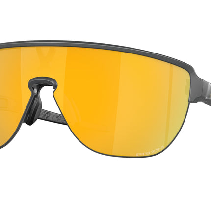 Oakley CORRIDOR A OO9248A Shield Sunglasses  924803-Matte Carbon 42-140-142 - Color Map Grey