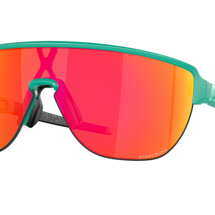 Oakley CORRIDOR A OO9248A Shield Sunglasses  924804-Matte Celeste 42-140-142 - Color Map Blue