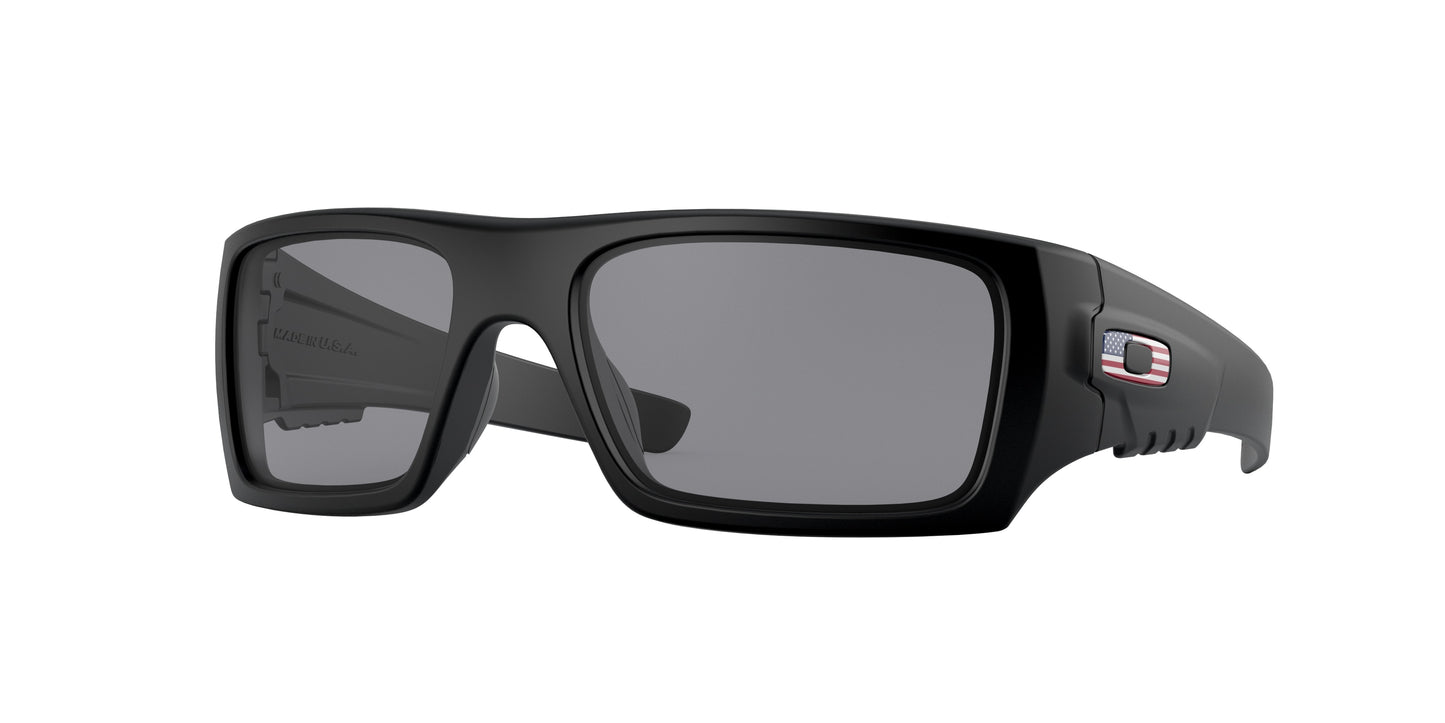 Oakley SI BALLISTIC DET CORD OO9253 Rectangle Sunglasses  925311-Matte Black 61-135-18 - Color Map Black