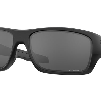 Oakley TURBINE OO9263 Rectangle Sunglasses  926342-Matte Black 65-132-17 - Color Map Black