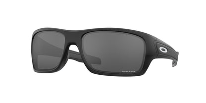 Oakley TURBINE OO9263 Rectangle Sunglasses  926342-Matte Black 65-132-17 - Color Map Black