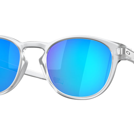 Oakley LATCH OO9265 Round Sunglasses  926565-Matte Clear 53-139-21 - Color Map Transparent