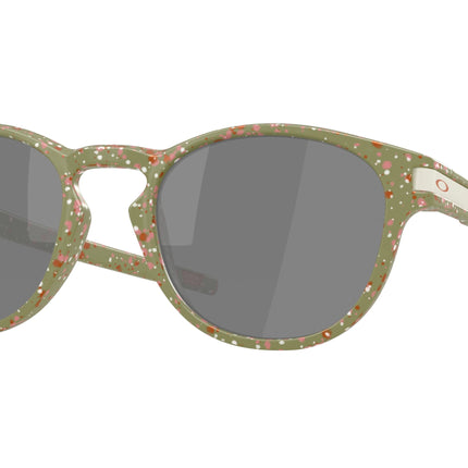 Oakley LATCH OO9265 Round Sunglasses  926572-Matte Fern Terrazzo 53-139-21 - Color Map Green