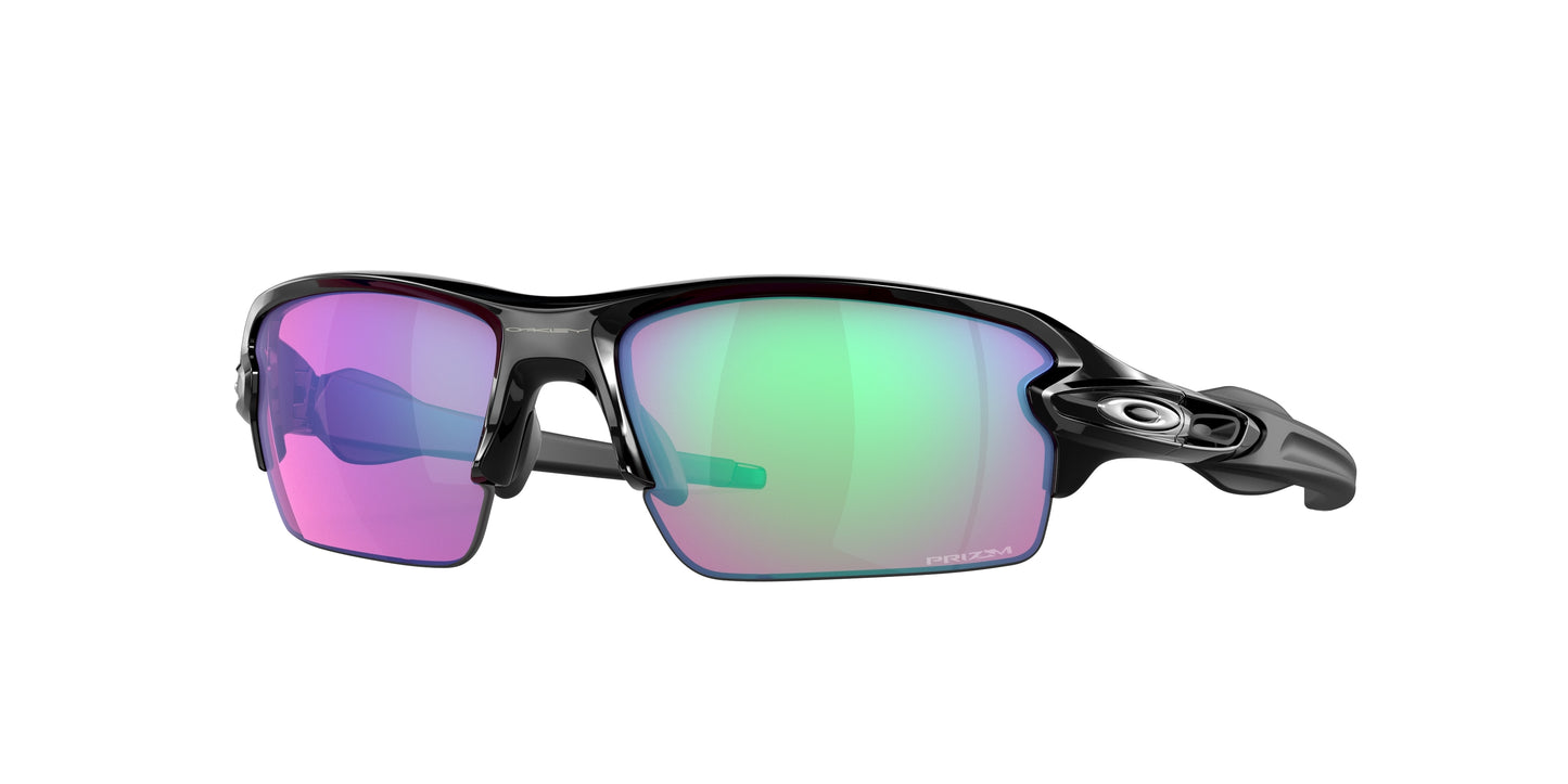 Oakley FLAK 2.0 (A) OO9271 Rectangle Sunglasses  927109-Polished Black 61-133-12 - Color Map Black