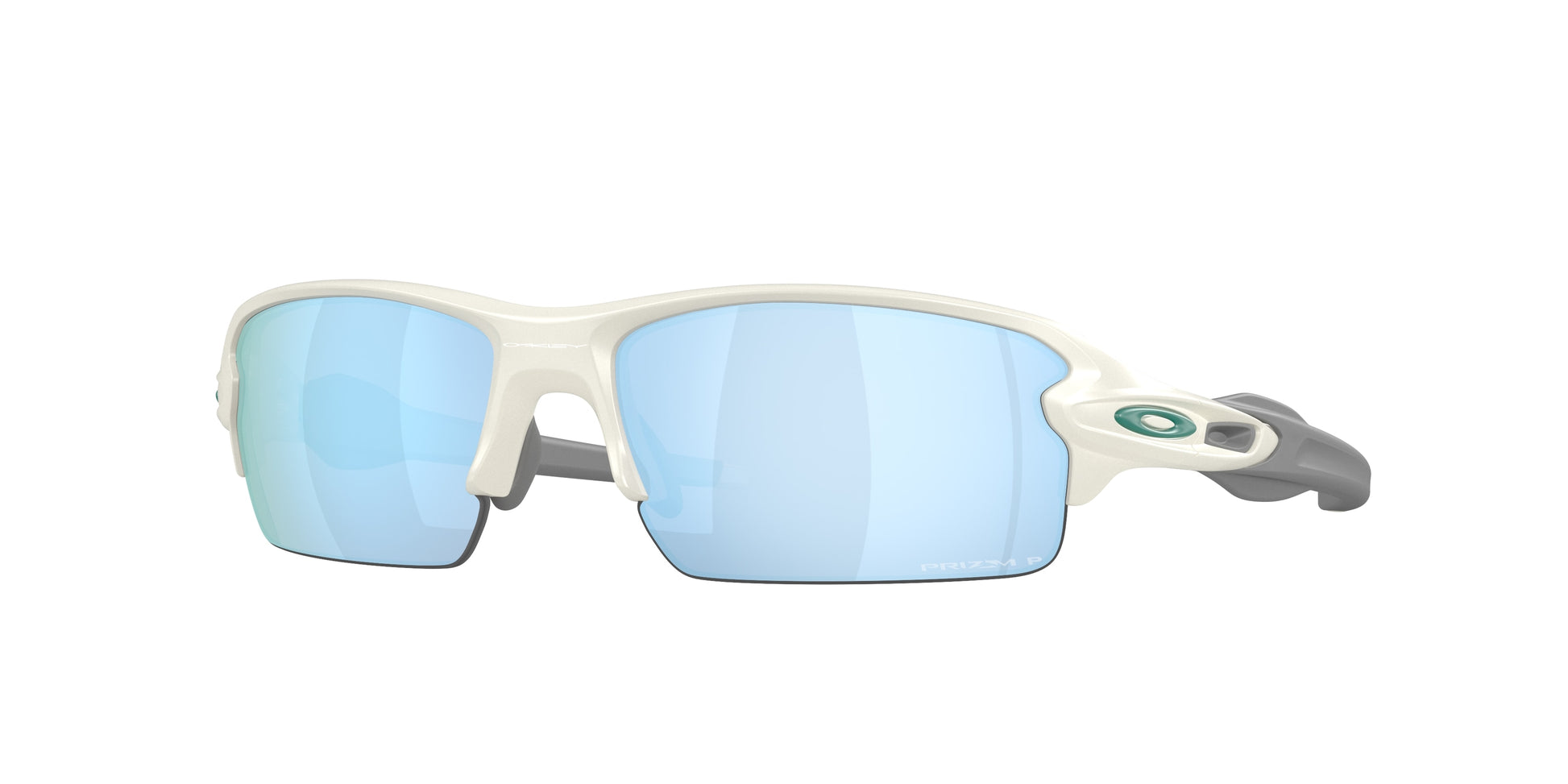 Oakley FLAK 2.0 (A) OO9271 Rectangle Sunglasses  927159-Matte Mist 61-133-12 - Color Map White